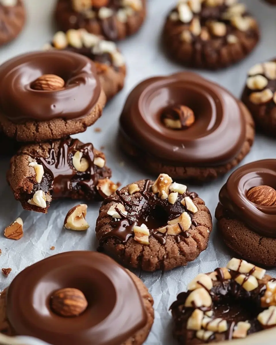 Chocolate Hazelnut Thumbprint Cookies Recipe: The Best Indulgent Treat