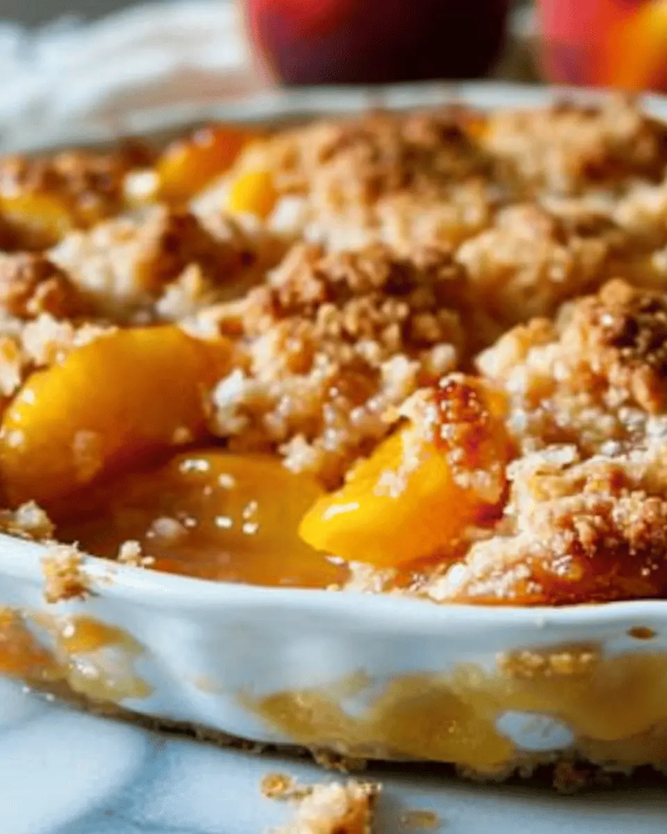 Peach Cobbler with Fresh Peaches: Easy 3 Steps to Pure Bliss