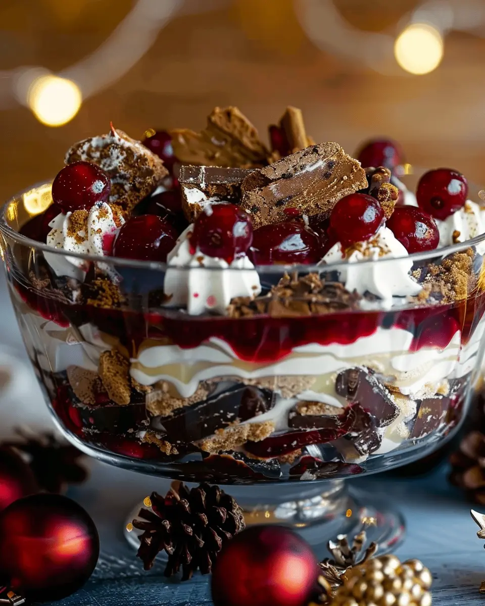 Black Forest Trifle for Christmas: Indulgent Layers of Joy