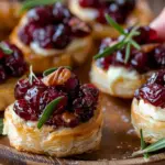 Baked Cranberry Brie Bites