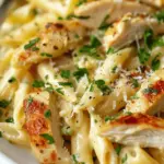 Garlic Parmesan Chicken Pasta