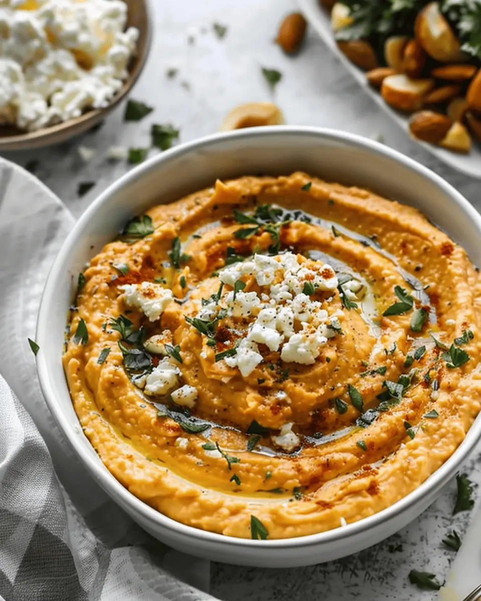 Pumpkin Whipped Feta Dip: The Best Cozy Fall Appetizer