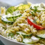 Healthy Cucumber Pasta Salad