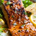 Air Fryer Honey Mustard Salmon