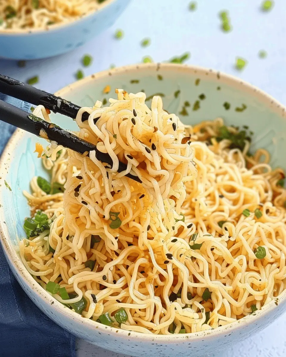 Garlic Butter Ramen Noodles with Turkey Bacon: A Comforting Twist