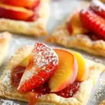 Easy Strawberry Peach Pie Bites Recipe