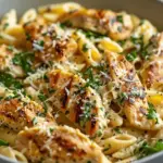 Healthy Garlic Parmesan Chicken Pasta Recipe