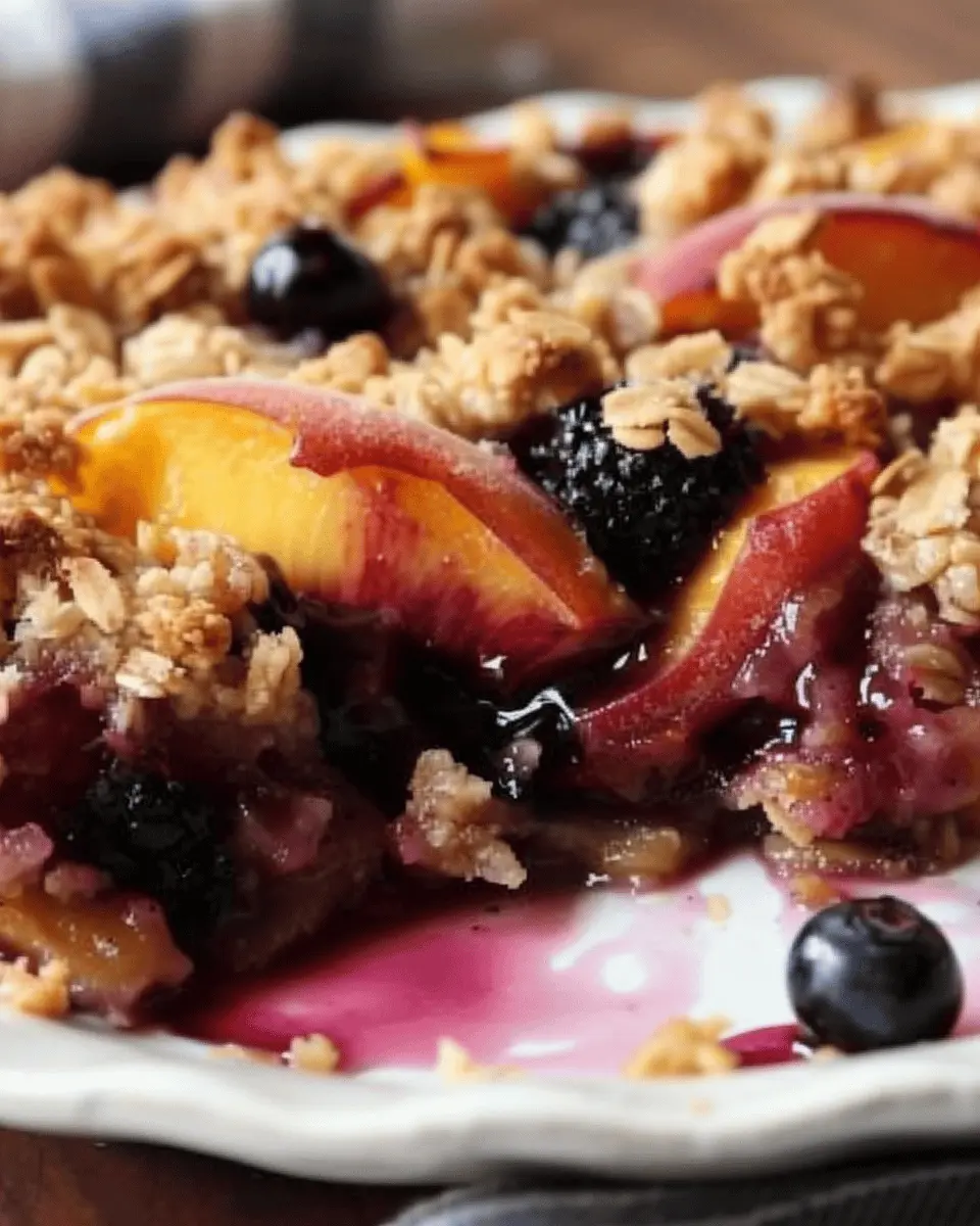 Your Amazing Peach Blueberry Crisp: A Juicy Summer Delight