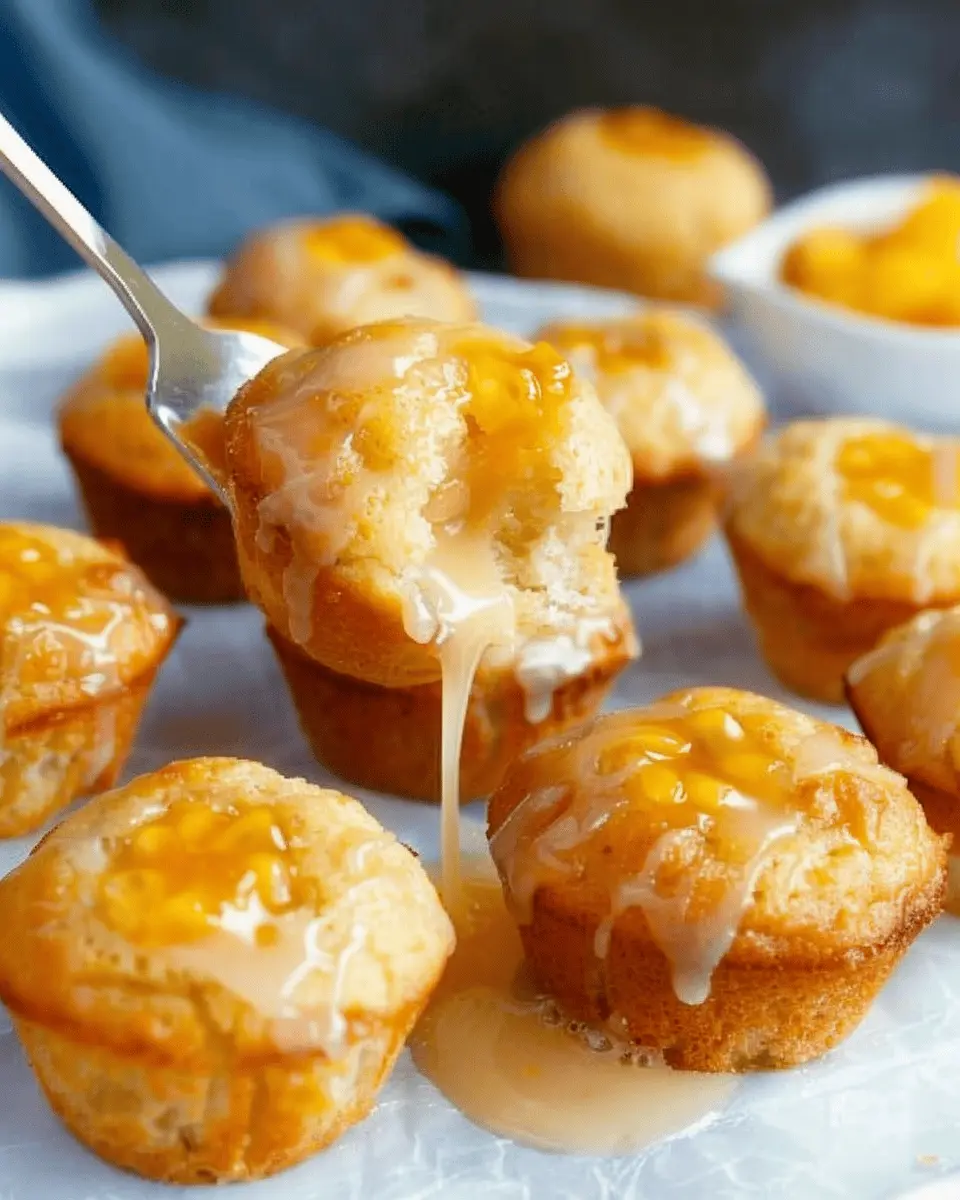 Mango Muffins with Passion Fruit Glaze Recipe for Irresistible Mornings