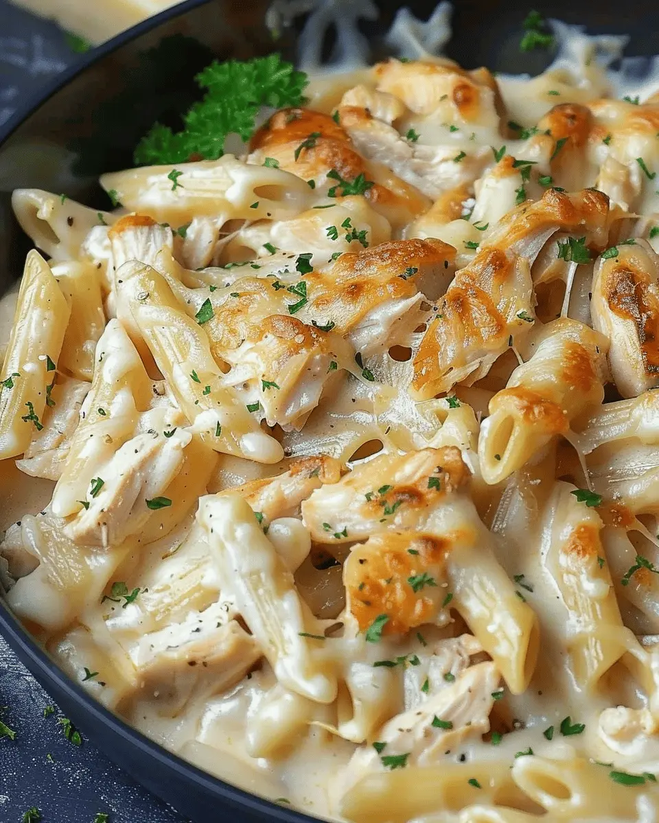 Cheesy Chicken Pasta: An Indulgent Twist with Turkey Bacon