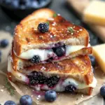 Crispy Blueberry Grilled Cheese