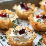 Sweet + Savory Phyllo Cups (Easy Appetizer Idea!)