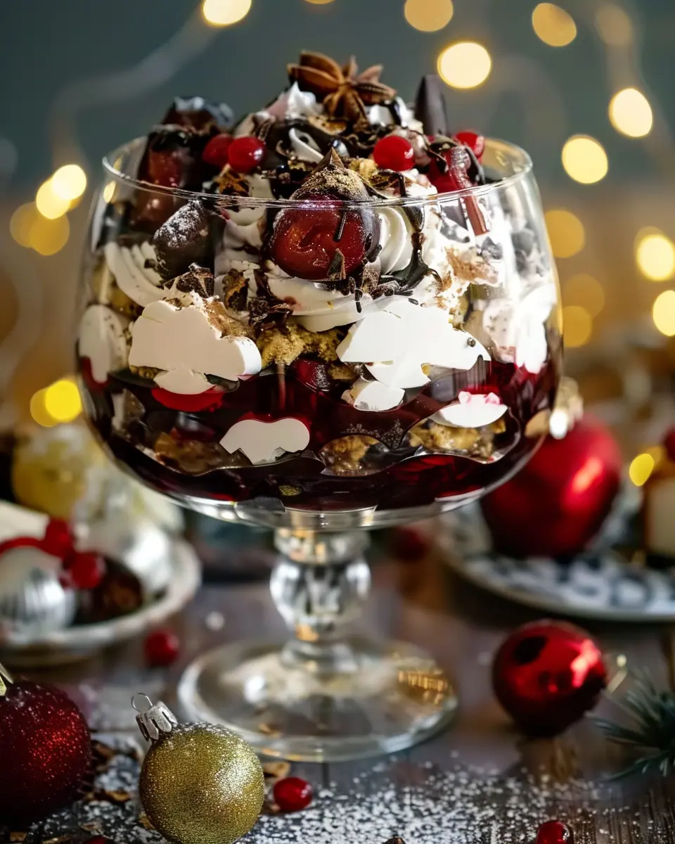 Black Forest Trifle: The Best Indulgent Dessert for Christmas