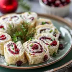 Savory Christmas Cranberry Roll Ups