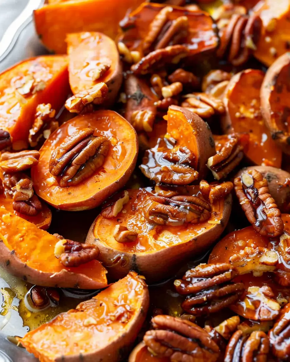 Maple-Pecan Roasted Sweet Potatoes: Easy, Irresistibly Sweet Delight