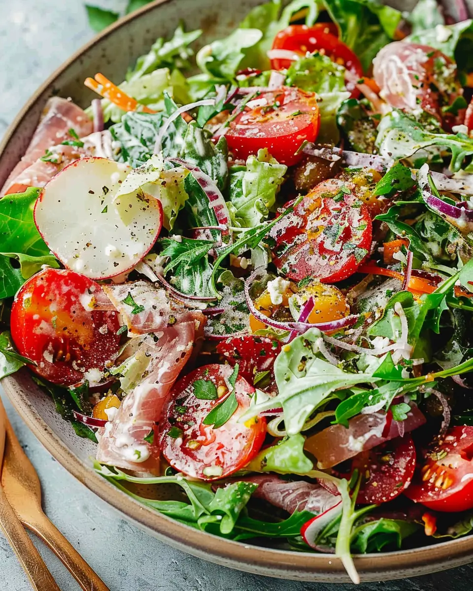 Grinder Salad: Easy and Delicious Twist with Turkey Bacon and Chicken Ham