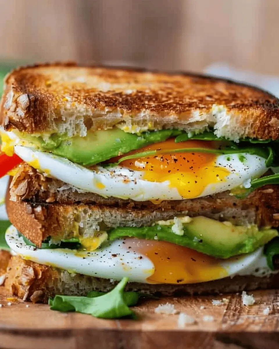 Healthy Avocado Egg Breakfast Sandwich: Easy Turkey Bacon Delight