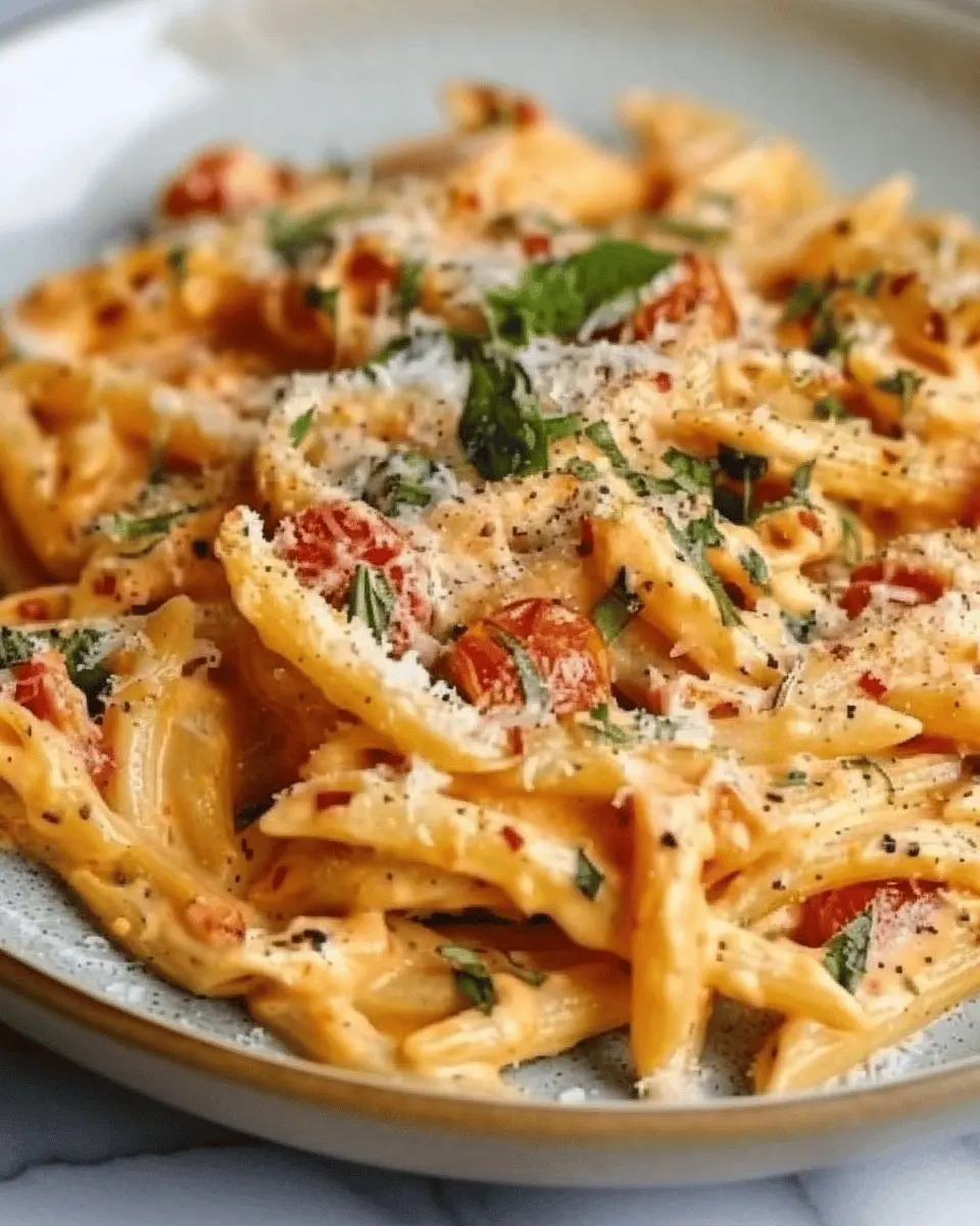 Creamy Tomato Garlic Pasta Recipe – Quick and Easy Comfort Dish