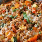 Italian Ground Turkey & Veggie Skillet