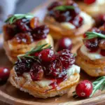 Baked Cranberry Brie Bites