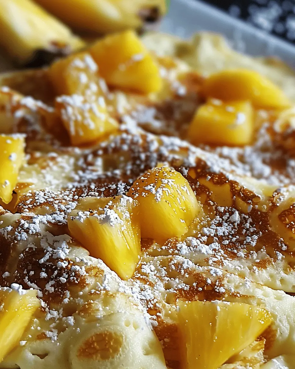 Crêpes ananas, mangues et noix de coco : Best Tropical Delight