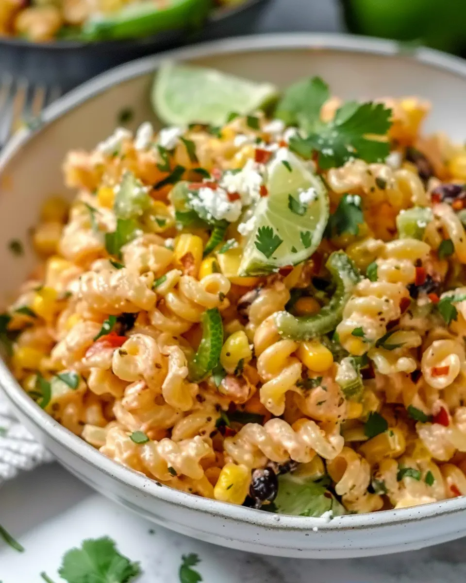 Mexican Street Corn Pasta Salad: The Best Easy Summer Dish