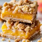 Peach Cobbler Bars with Buttery Crumble Topping – My Go-To Summer Square
