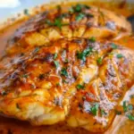 Tilapia in Roasted Pepper Sauce