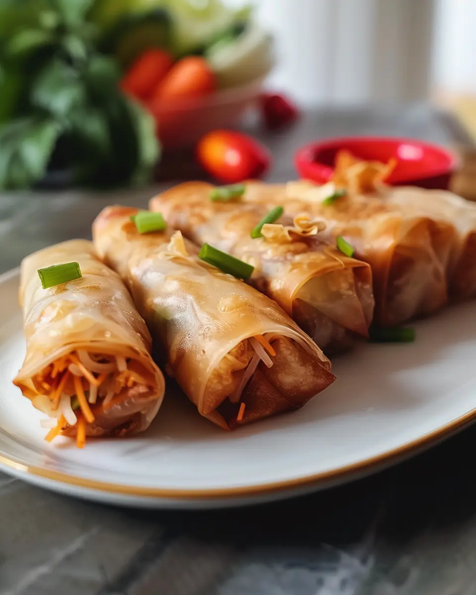 Spring Rolls: Easy Chicken Ham &amp; Turkey Bacon Delight