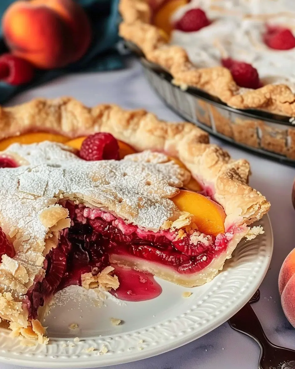 Peach Raspberry Pie: Easy, Irresistibly Fresh Summer Delight