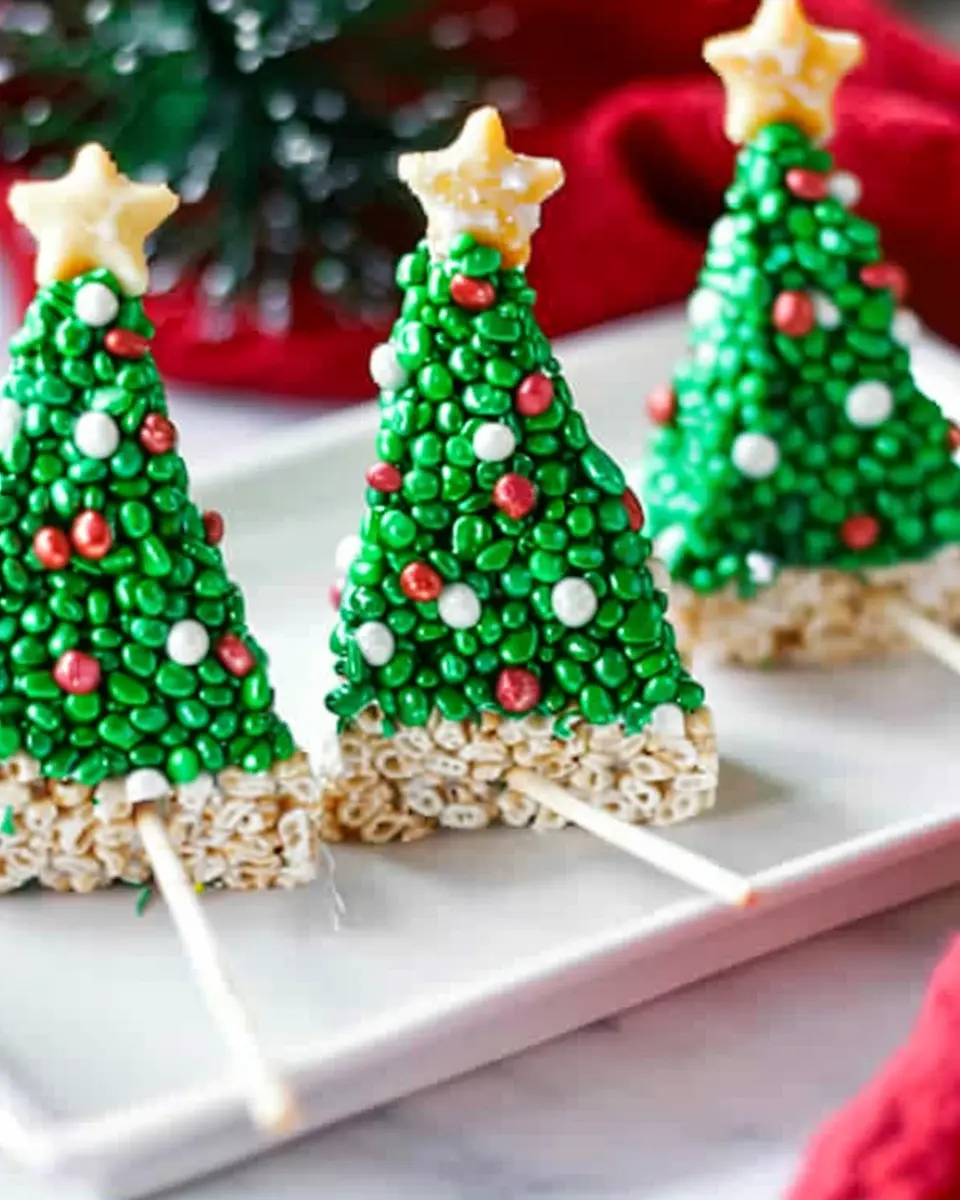 Easy Christmas Tree Rice Krispie Treats: The Best Holiday Treats for Family Fun