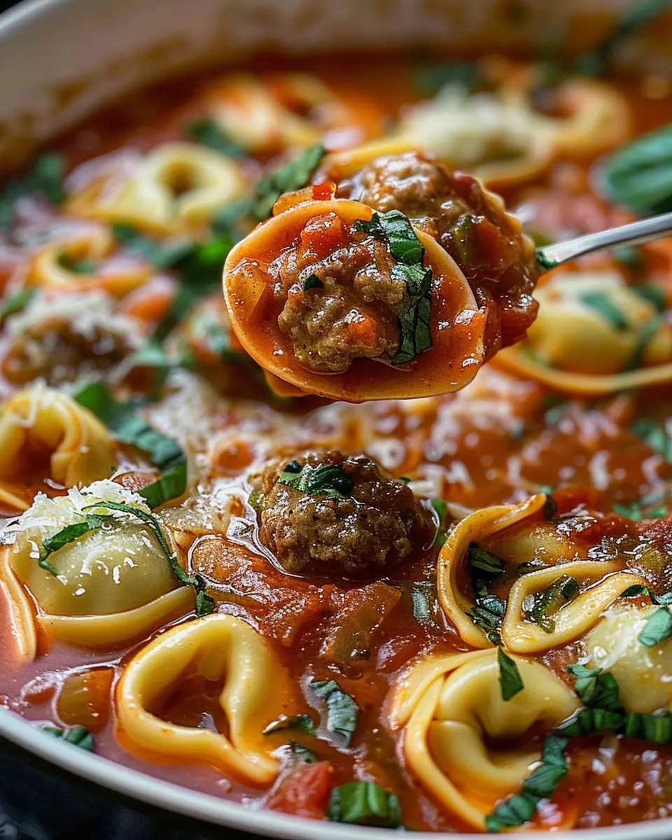 Cheesy Meatball Tortellini Soup: The Indulgent Comfort You Crave