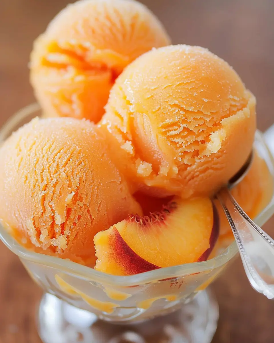 Perfect Peach Sorbet Recipe: Easy, Refreshing Summer Treat
