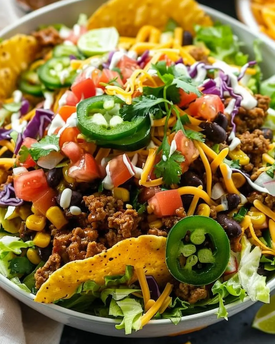 Taco Salad Recipe: Easy, Fresh, and Loaded with Turkey Bacon