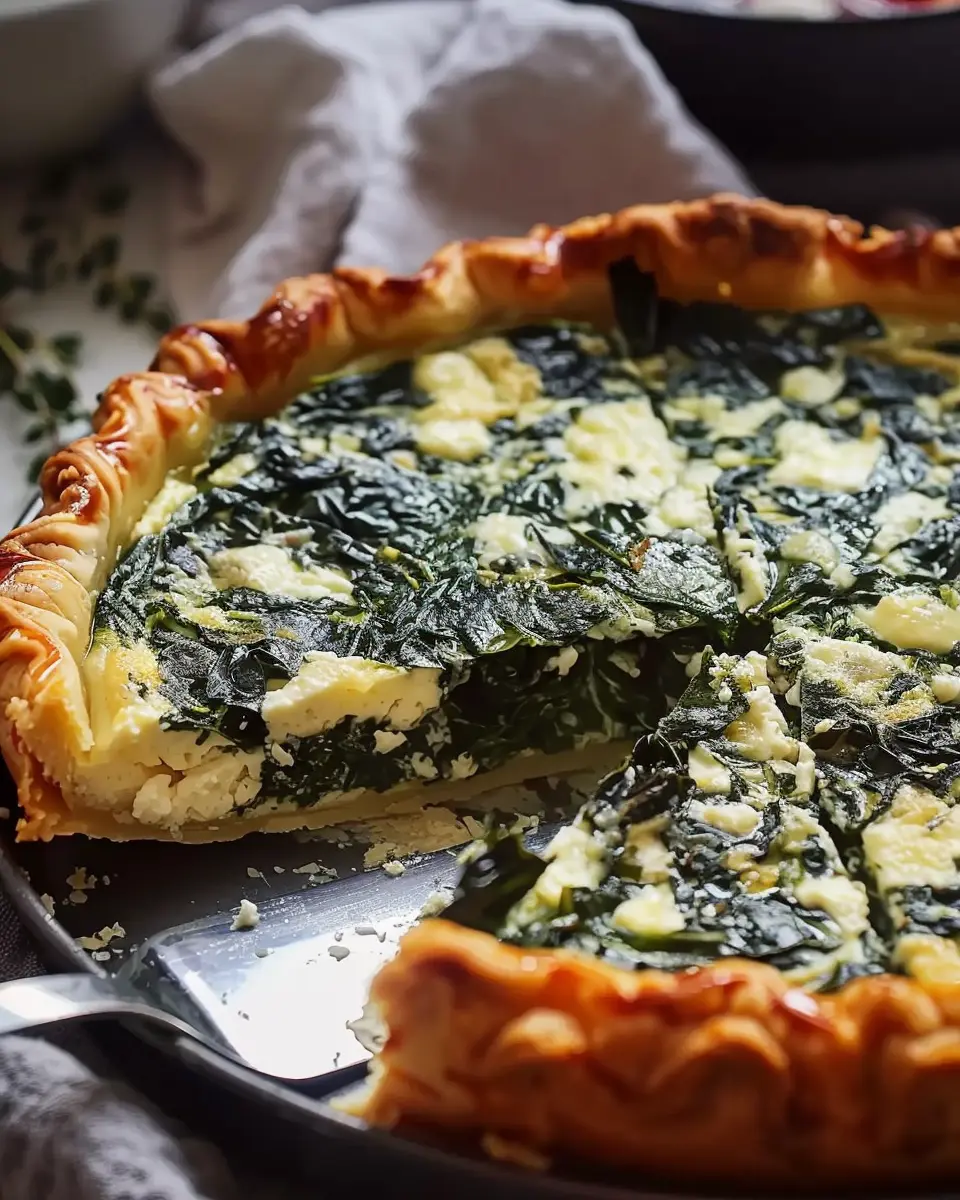 Savory Spinach and Ricotta Pie: A Comforting Homemade Delight