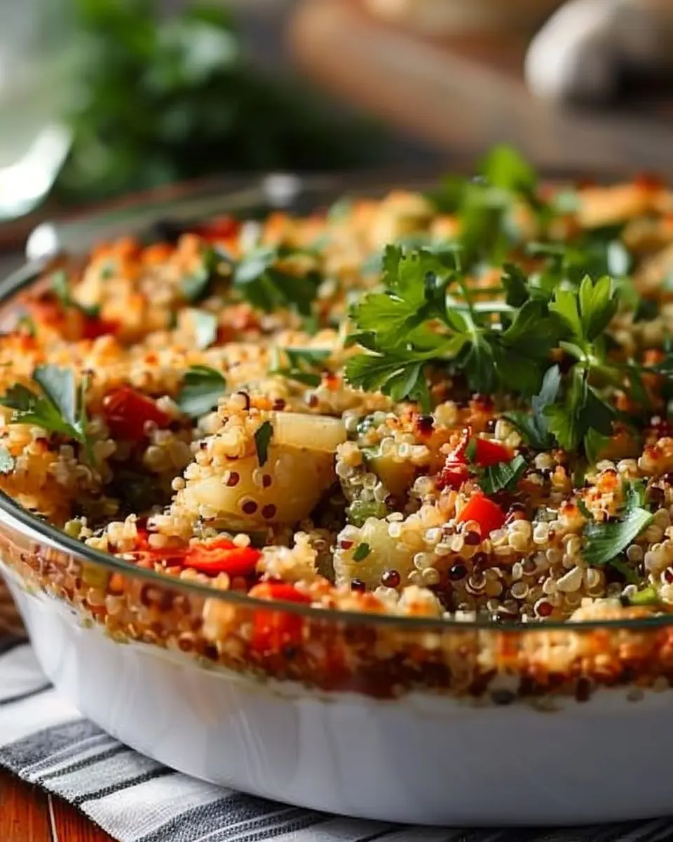 Veggie-Packed Quinoa Casserole: Easy and Flavorful for Everyone