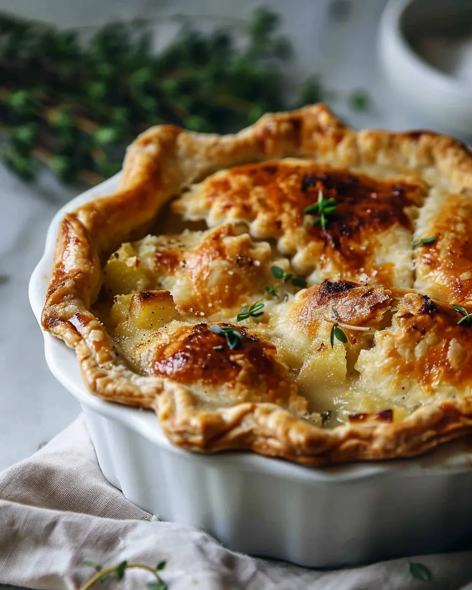 Best Dairy-Free Thanksgiving Pot Pie with Savory Turkey Bacon