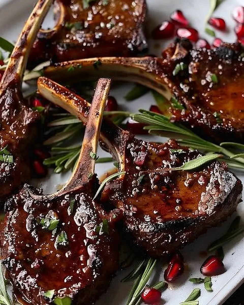 Fancy Pomegranate Lamb Chops: Juicy Flavor for Your Table