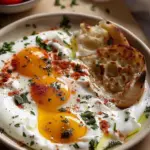 Çılbır: Turkish Eggs with Creamy Yogurt & Butter Sauce