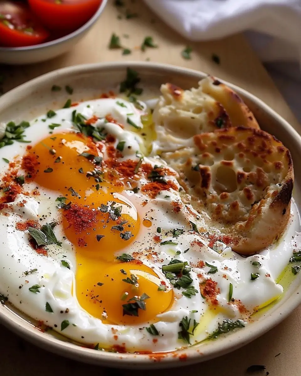 çılbır turkish eggs: Easy Recipe with Creamy Yogurt Delight