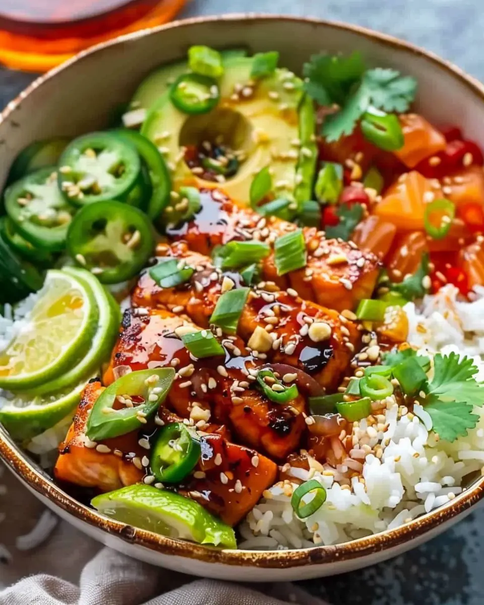 Healthy Sweet Chili Salmon Bowl: A Quick, Delicious Meal!