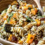 Fall Pasta Salad with Butternut Squash and Brussels