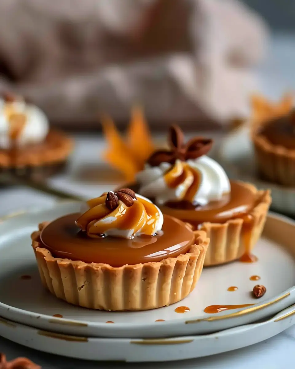 Pumpkin Spice Caramel Tarts: Indulgent Fall Treats to Savor