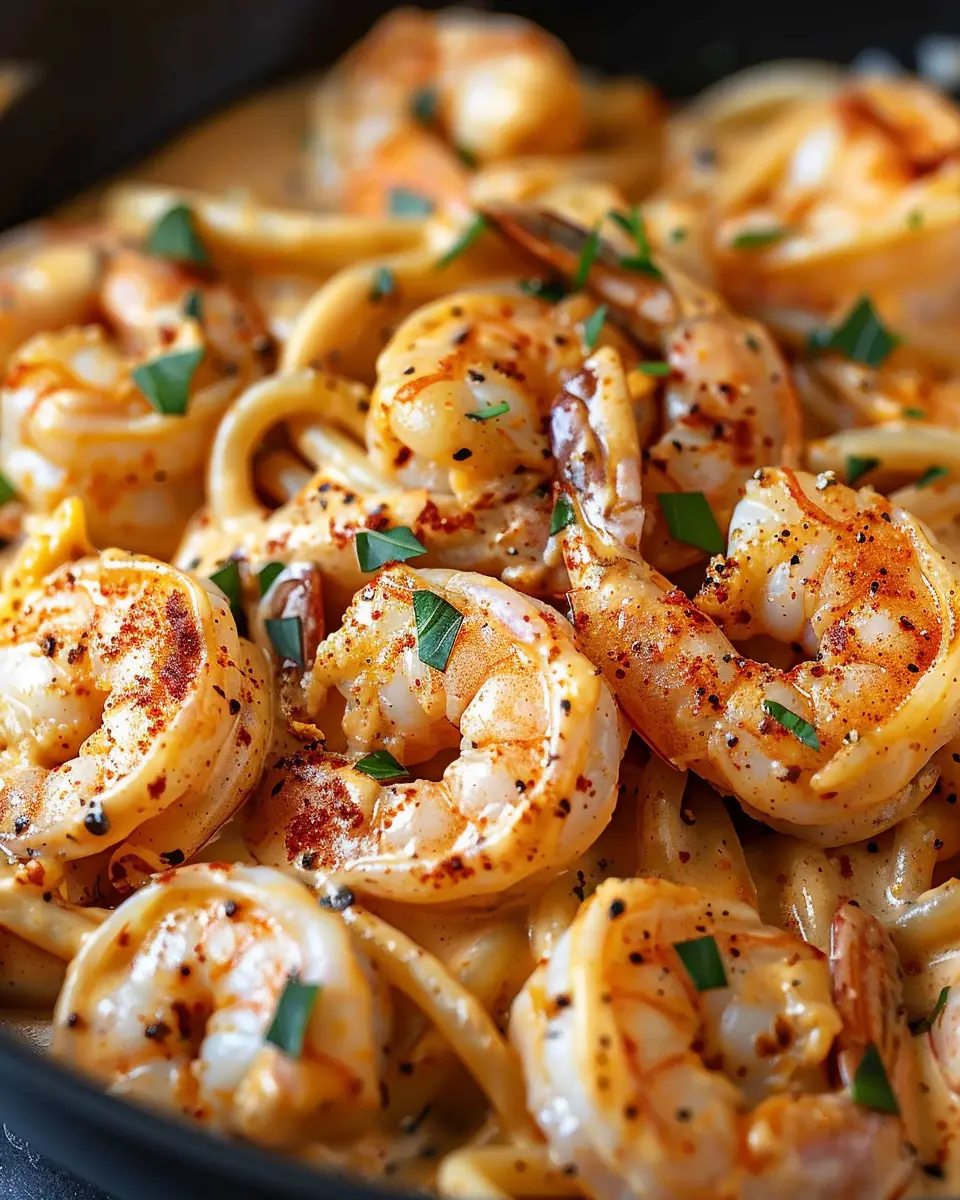 Creamy Cajun Shrimp Pasta: A Bold Delight with Turkey Bacon