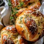 Mozzarella Stuffed Soft Pretzels [105 Minutes]