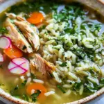 ## Green Herby Chicken and Rice Soup