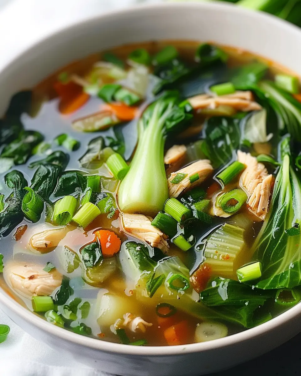 Hearty Bokchoy Chicken Soup: A Comforting Bowl of Goodness