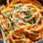 Vegan Creamy Sun Dried Tomato Pasta Recipe