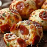 Easy Pepperoni Pizza Bombs