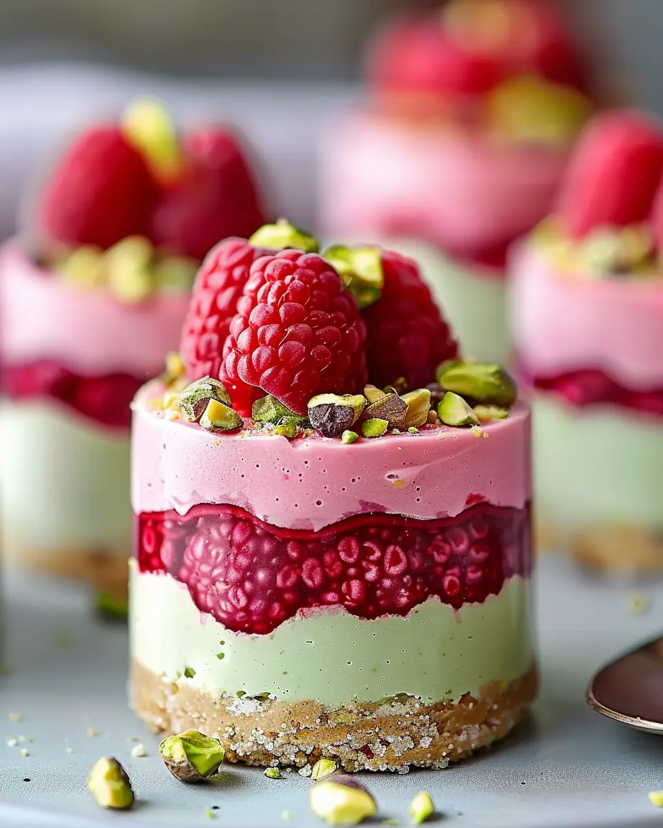 Raspberry Pistachio Mousse Cakes: An Indulgent Homemade Delight